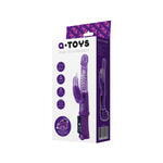 Вибратор с клиторальным стимулятором TOYFA A-Toys High-Tech fantasy, TPR, фиолетовый, 24 см