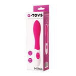 Нереалистичный вибратор TOYFA  A-Toys Mika, силикон, розовый, 19,8 см