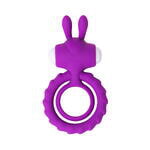 Эрекционное кольцо на пенис JOS GOOD BUNNY, силикон, фиолетовый, 9 см