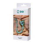 Анальная цепочка ToDo by Toyfa Froggy, силикон, голубая, 27,4 см, Ø 1,4 см