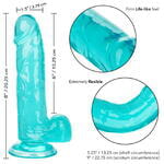 Фалоимитатор SIZE QUEEN 6"/15.25 CM - BLUE