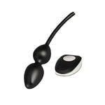 Вагинальные шарики Mystim Jane Untamed Geisha Balls vibe, с вибрацией, силикон, черные