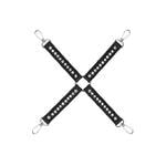 Фиксатор (крестовина) для БДСМ-игр Diamond Studded Hogtie