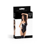 Боди Glossy Delilah из материала Wetlook, L