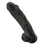 Фаллоимитатор-гигант черный King Cock 14 Cock with Balls