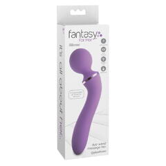 Двусторонний вибростимулятор для массажа эрогенных зон Fantasy For Her Flexible Please