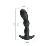 Анальный длинный вибромассажер - цепочка Baile PrettyLove Special Anal Massager