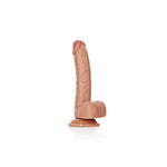 Фалоимитатор Curved Realistic Dildo  Balls  Suction Cup - 7''/ 18 cm
