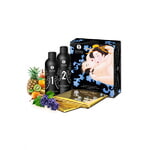 Массажный гель 2 в 1 Shunga, для скользкого секса, экзотические фрукты