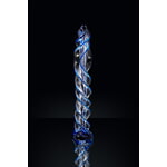 Нереалистичный фаллоимитатор Sexus Glass, стекло, прозрачный, 18,5 см