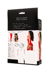 Боди Glossy Doja из материала Wetlook, красный, S